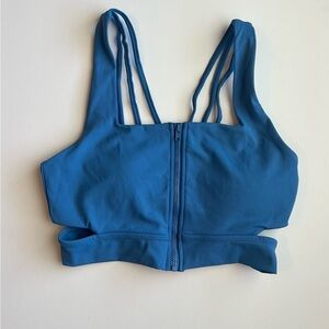 BuffBunny Sports Zip Up Sports Bra